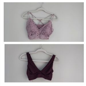 BUNDLE - 2 PINK Victoria's Secret Bralettes